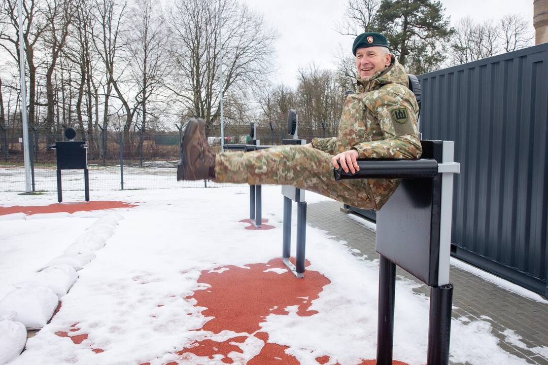 Šilalės rajone atidarytas karinis miestelis