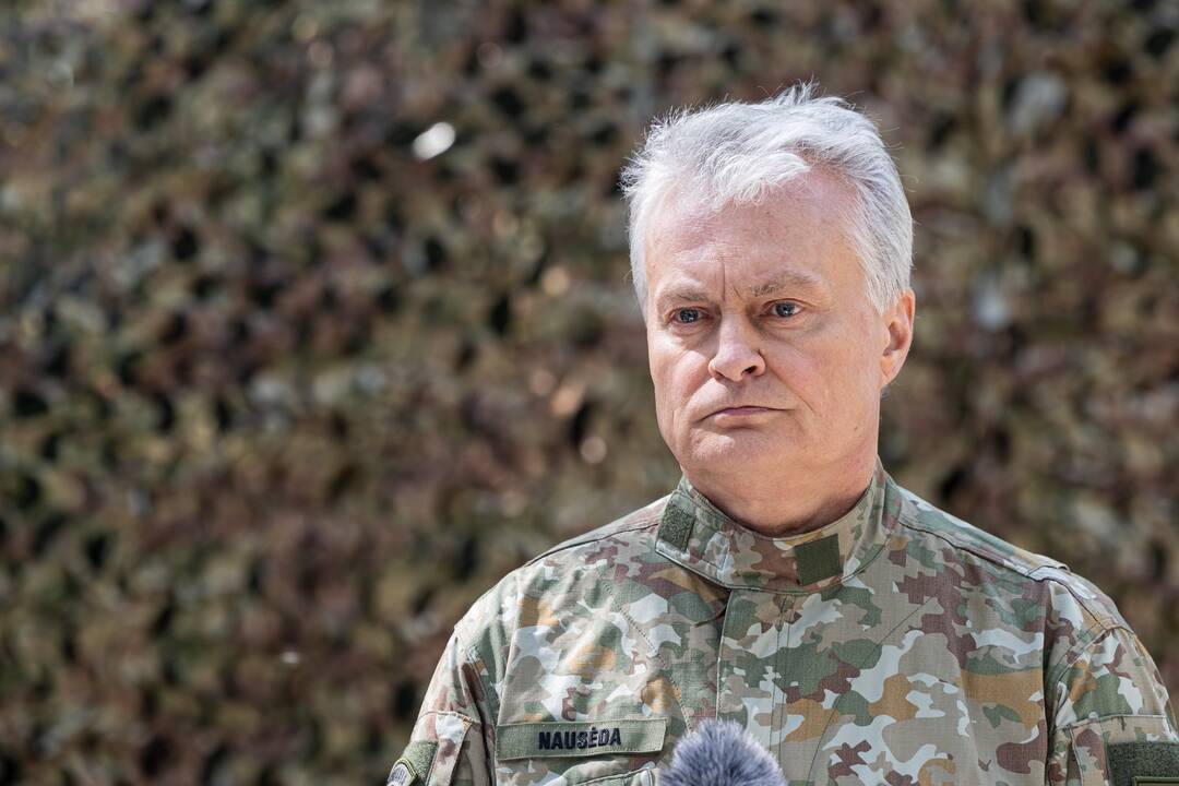 Prezidentui pristatyta pratybų „Perkūno griausmas“ eiga