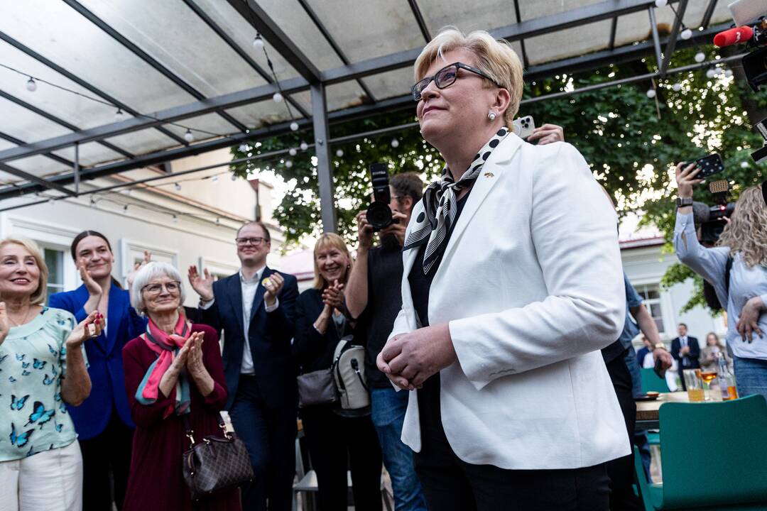 I. Šimonytės štabe laukiama prezidento rinkimų rezultatų