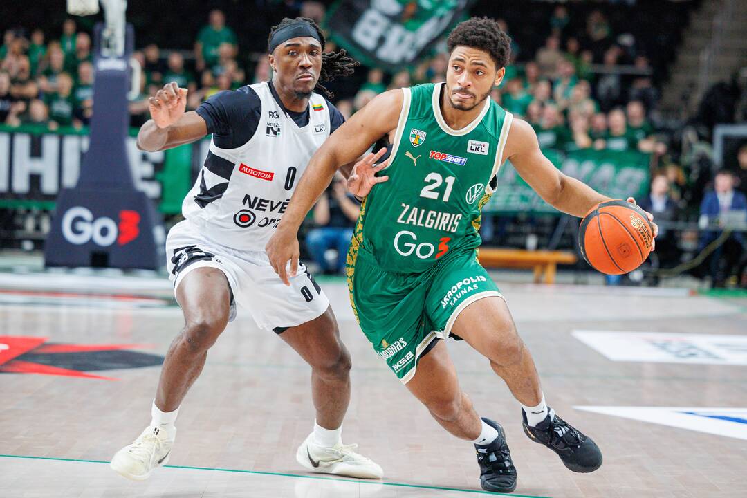 LKL rungtynėse Kaune susitiko Kauno „Žalgiris“ ir Kėdainių „Nevėžis“
