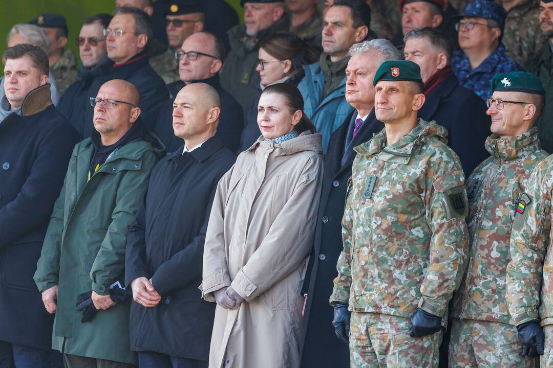 Divizijos atkūrimo ceremonija
