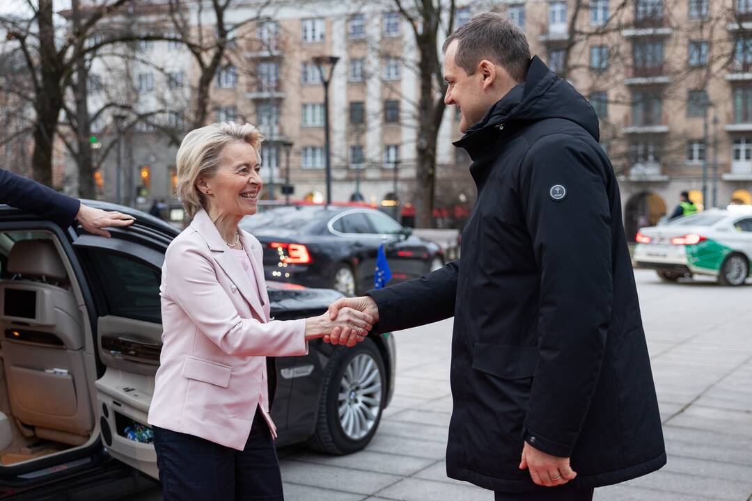 Ursula von der Leyen susitiko su Gintautu Palucku