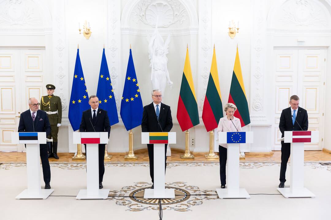 Susitiko Lietuvos, Lenkijos, Estijos, Latvijos ir Europos Komisijos vadovai