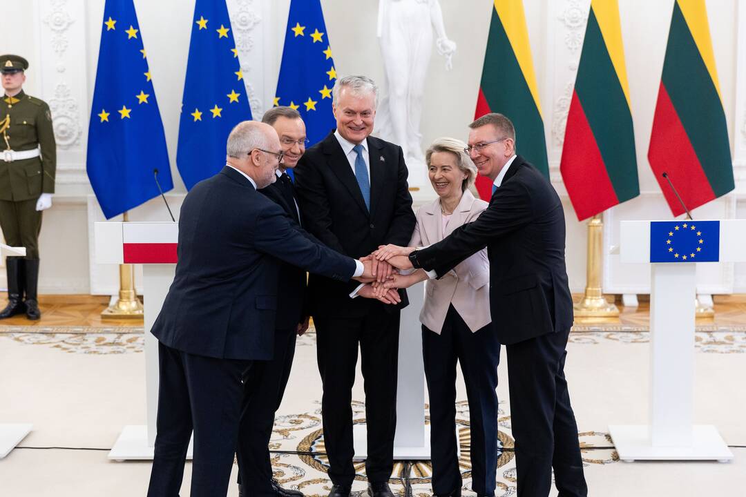 Susitiko Lietuvos, Lenkijos, Estijos, Latvijos ir Europos Komisijos vadovai