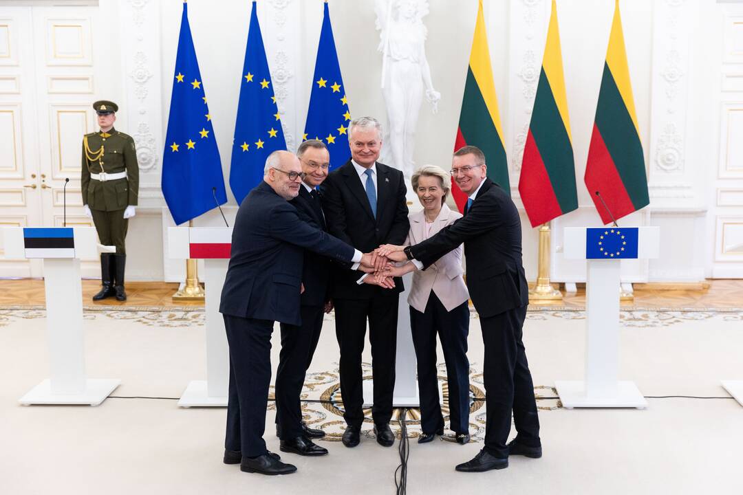 Susitiko Lietuvos, Lenkijos, Estijos, Latvijos ir Europos Komisijos vadovai