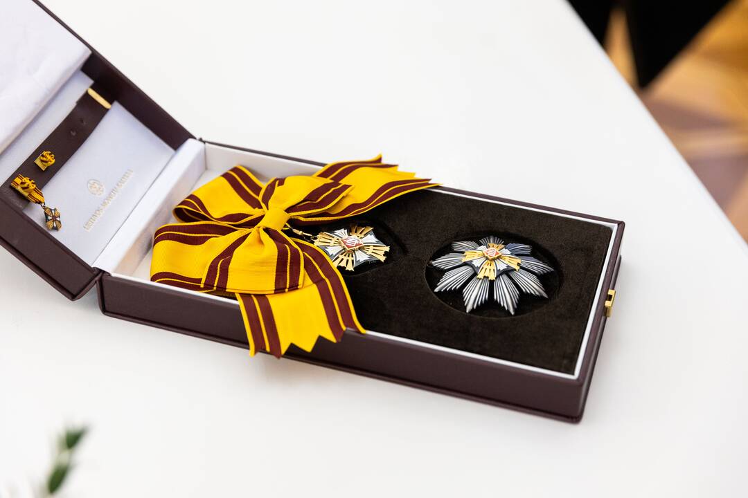 Valstybinio apdovanojimo įteikimo ceremonija EK pirmininkei