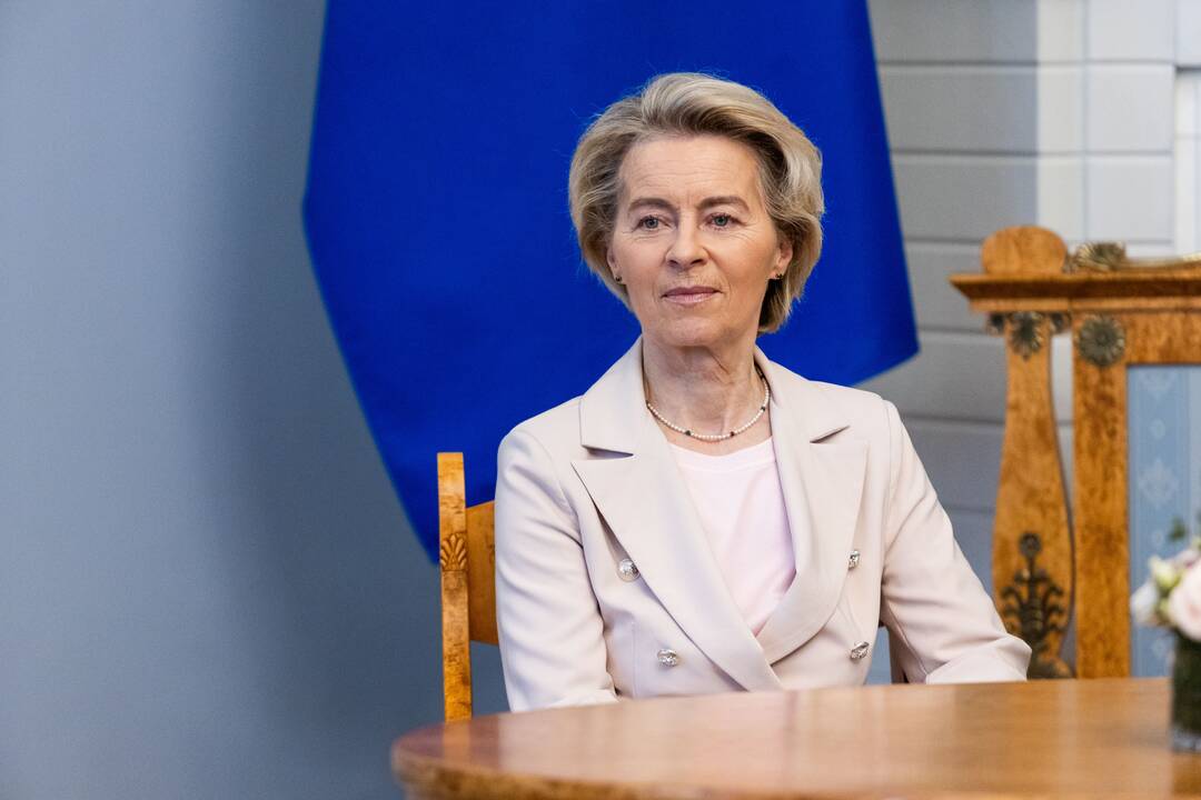 Valstybinio apdovanojimo įteikimo ceremonija EK pirmininkei