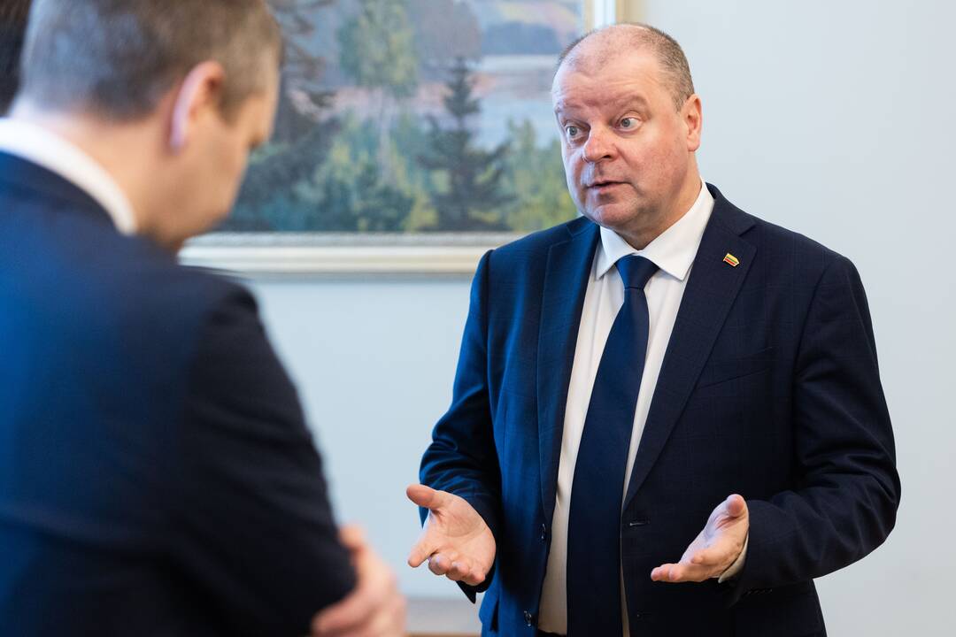 Prezidentas susitiko su partijų lyderiais
