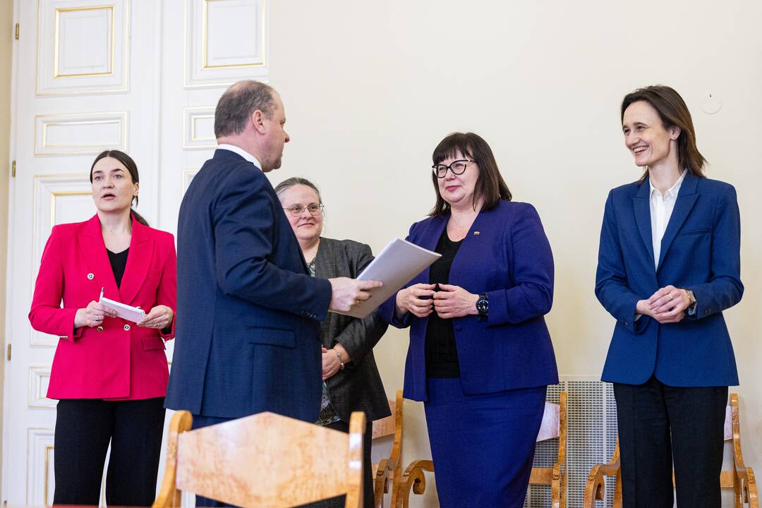 Prezidentas susitiko su Seimo valdyba
