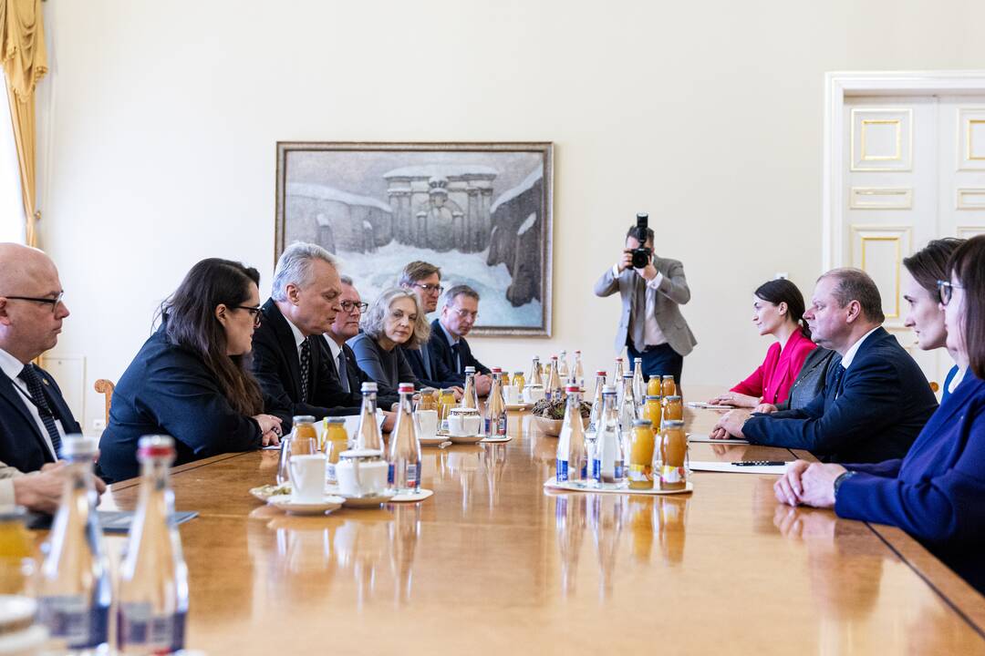 Prezidentas susitiko su Seimo valdyba