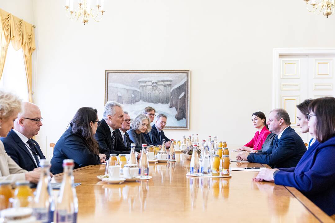 Prezidentas susitiko su Seimo valdyba