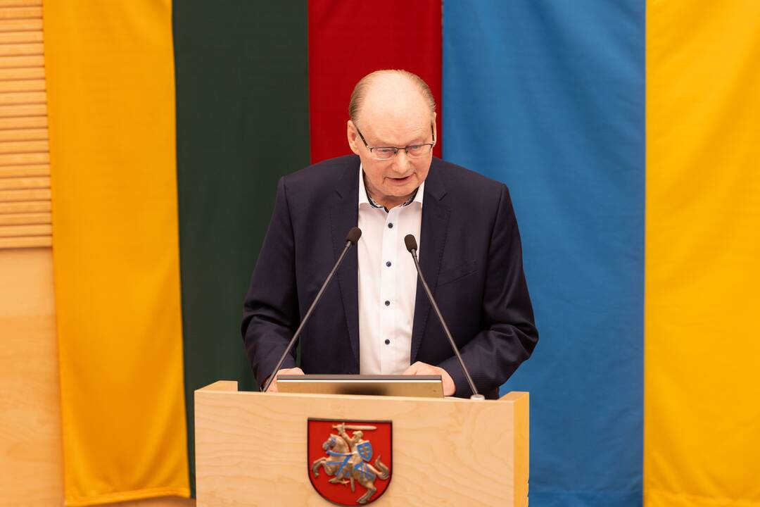 V. P. Andriukaičiui ir V. Matei įteiktos Aleksandro Stulginskio žvaigždės