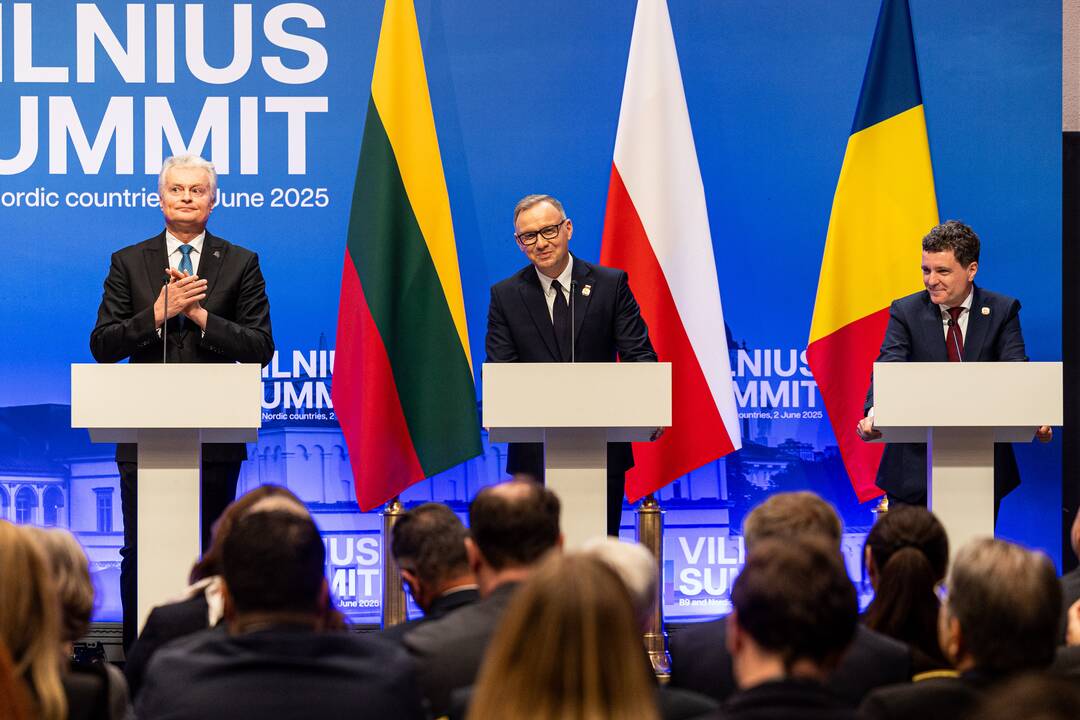 Vilniaus viršūnių susitikimo spaudos konferencija