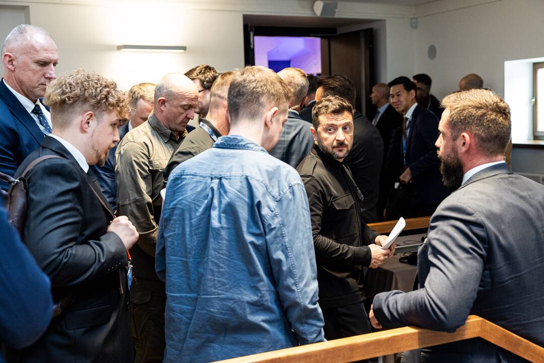 Vilniaus viršūnių susitikimo spaudos konferencija