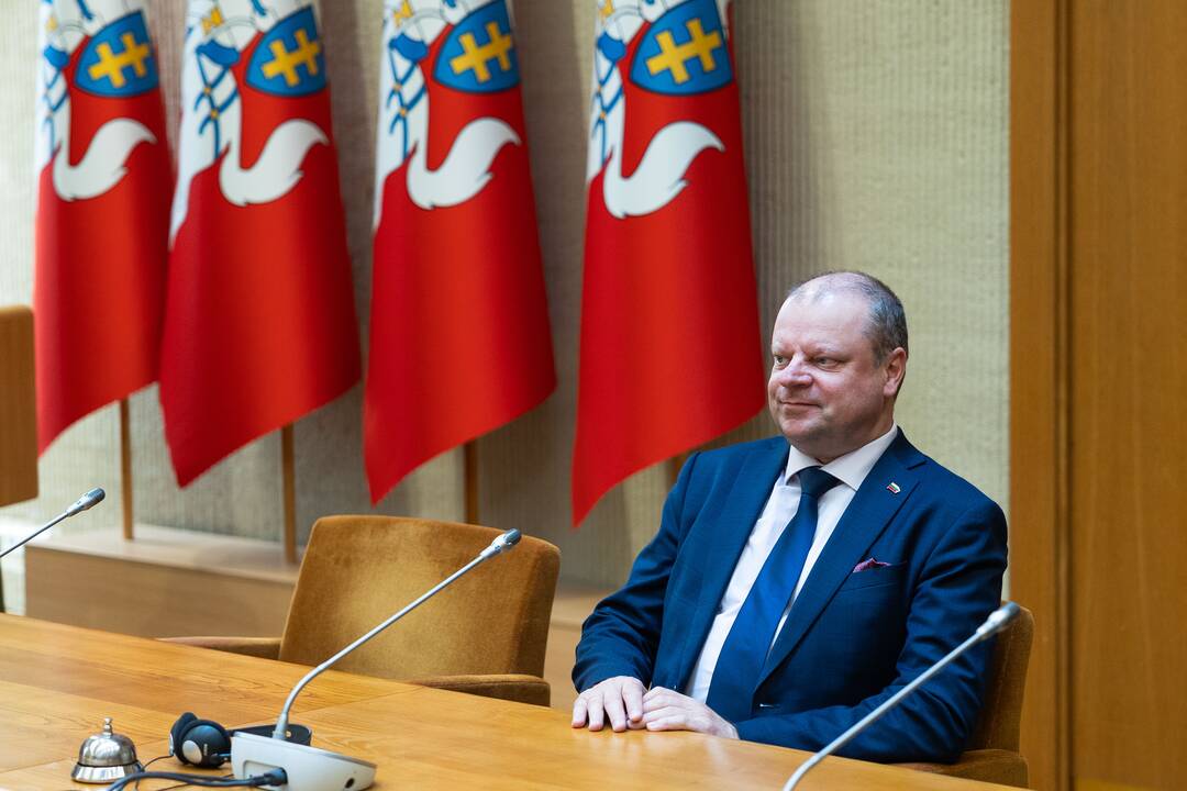 Seime – Vadovybės apsaugos tarnybos Garbės medalio įteikimo ceremonija