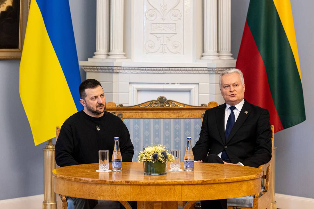 V. Zelenskio ir G. Nausėdos susitikimas