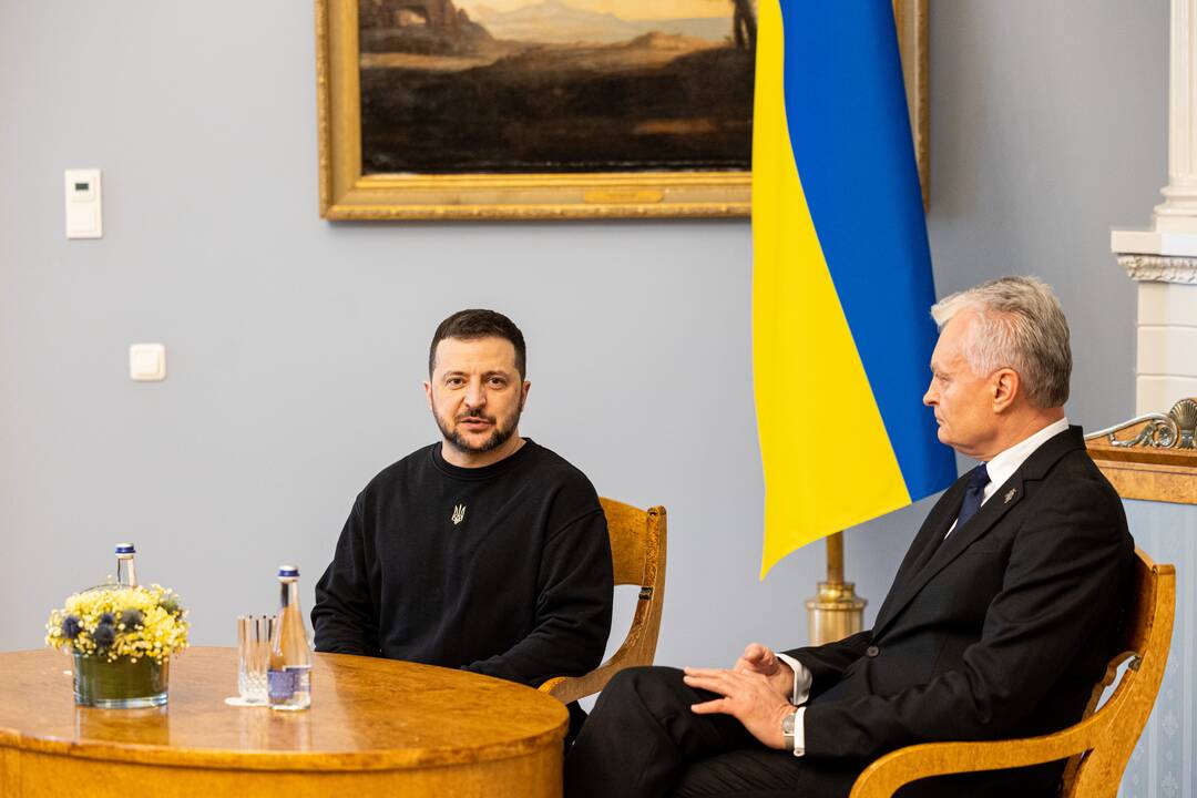 V. Zelenskio ir G. Nausėdos susitikimas