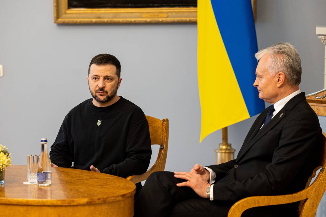V. Zelenskio ir G. Nausėdos susitikimas