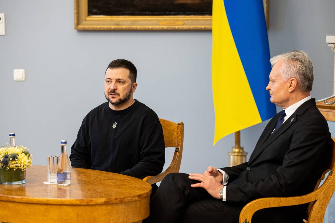 V. Zelenskio ir G. Nausėdos susitikimas