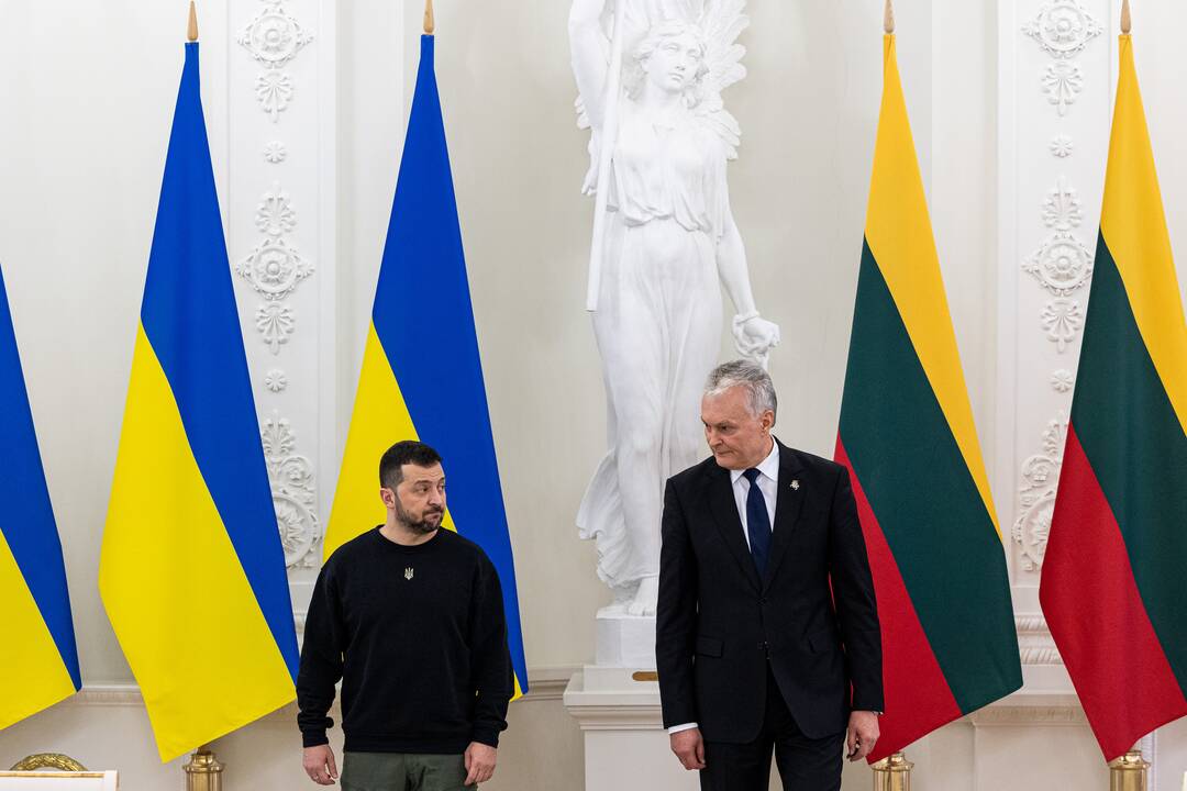 V. Zelenskio ir G. Nausėdos susitikimas