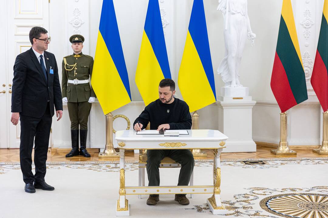 V. Zelenskio ir G. Nausėdos susitikimas