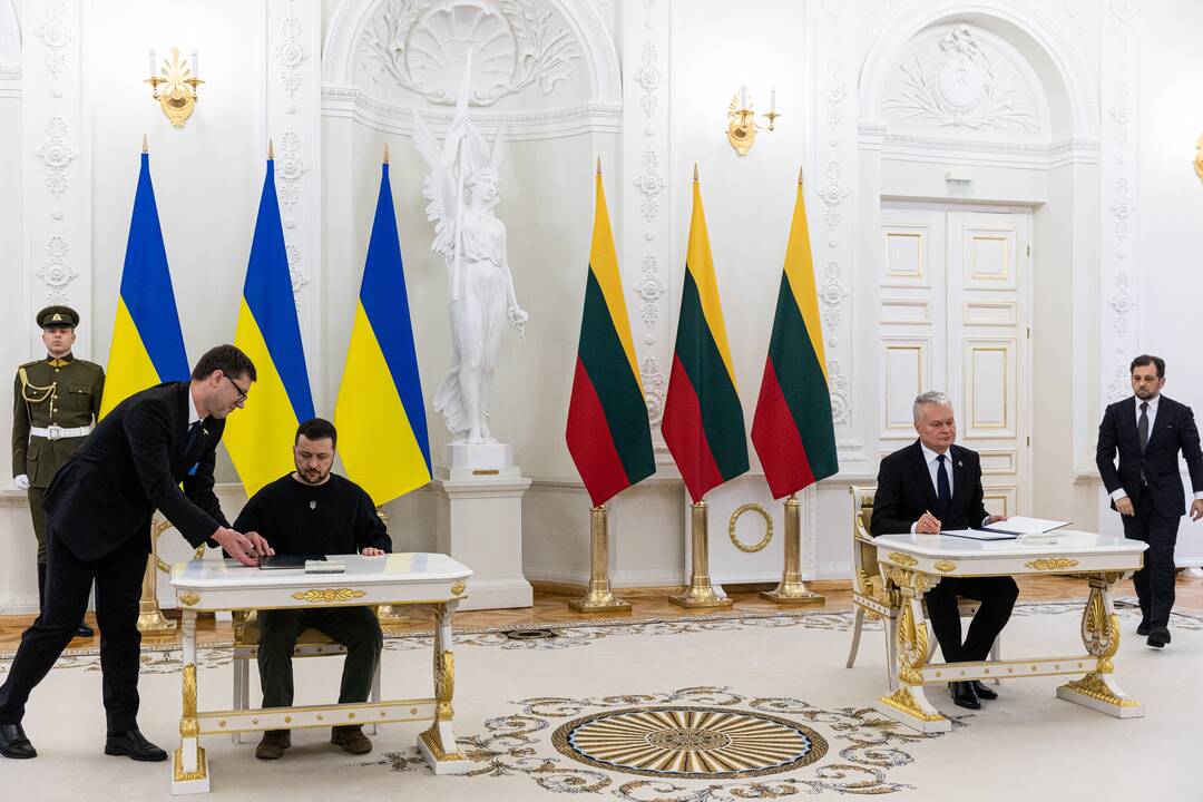 V. Zelenskio ir G. Nausėdos susitikimas