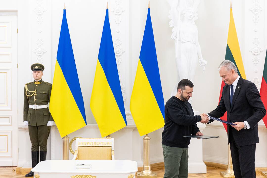 V. Zelenskio ir G. Nausėdos susitikimas