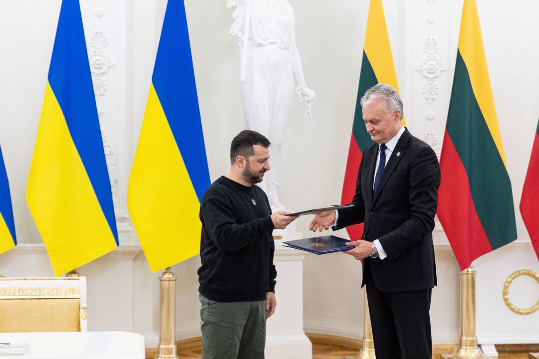 V. Zelenskio ir G. Nausėdos susitikimas