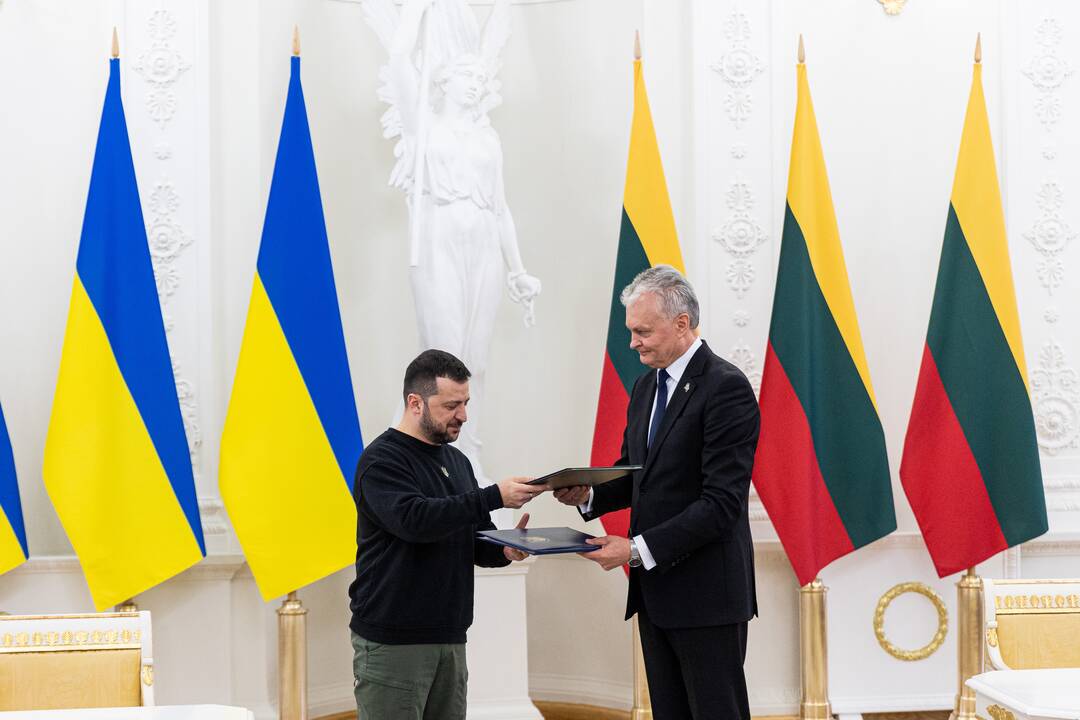 V. Zelenskio ir G. Nausėdos susitikimas