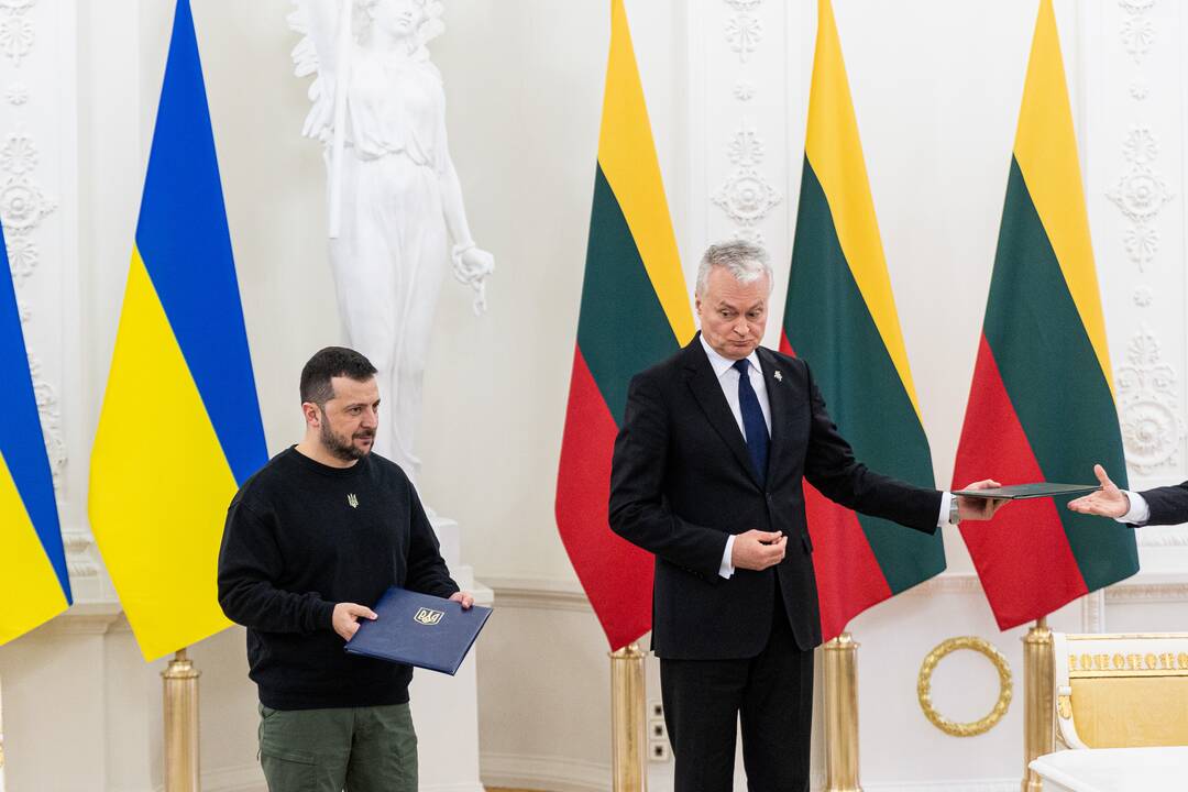 V. Zelenskio ir G. Nausėdos susitikimas