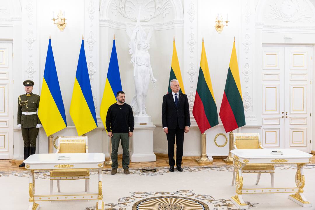 V. Zelenskio ir G. Nausėdos susitikimas