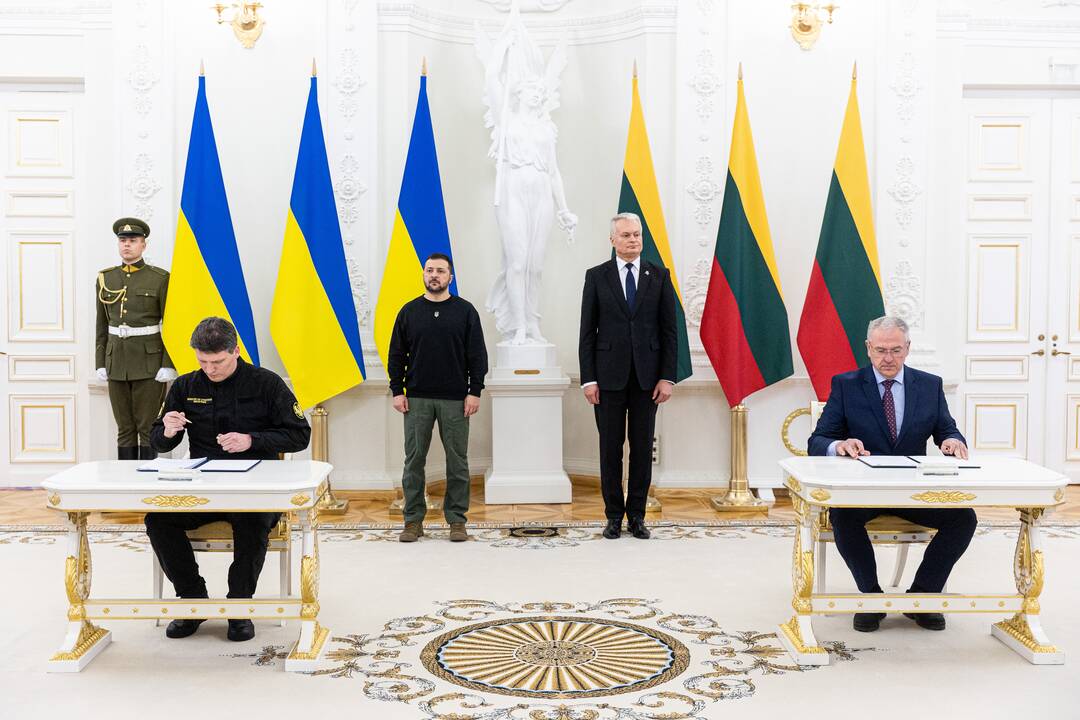 V. Zelenskio ir G. Nausėdos susitikimas