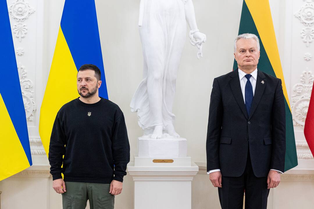 V. Zelenskio ir G. Nausėdos susitikimas