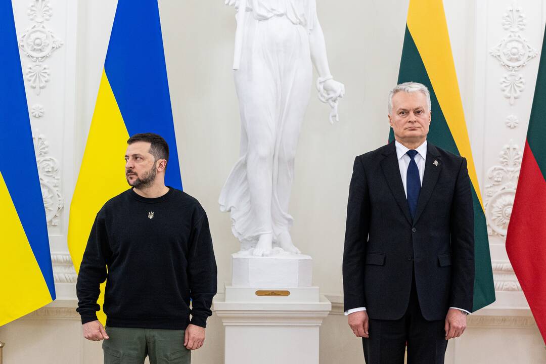 V. Zelenskio ir G. Nausėdos susitikimas