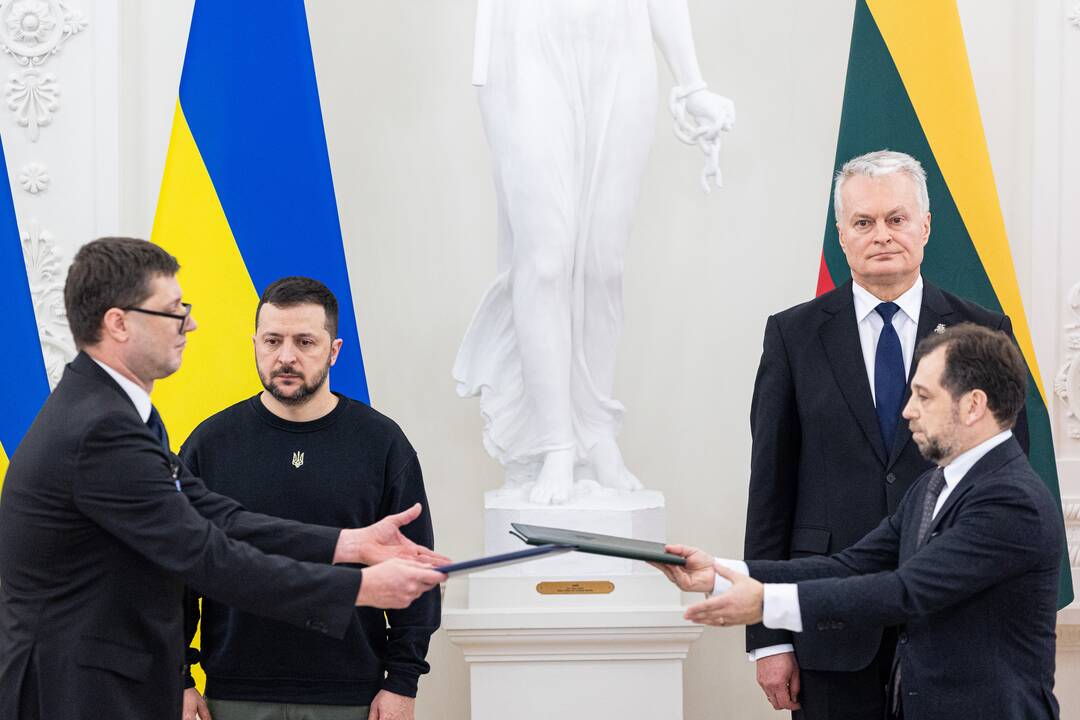 V. Zelenskio ir G. Nausėdos susitikimas
