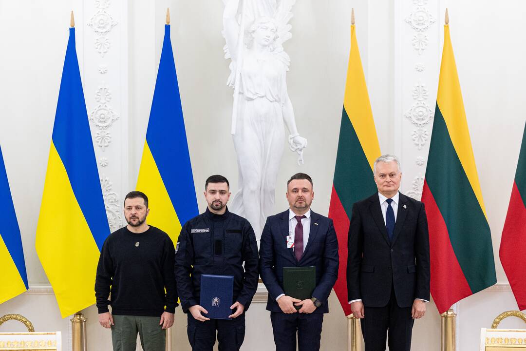 V. Zelenskio ir G. Nausėdos susitikimas