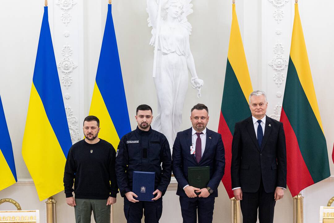V. Zelenskio ir G. Nausėdos susitikimas
