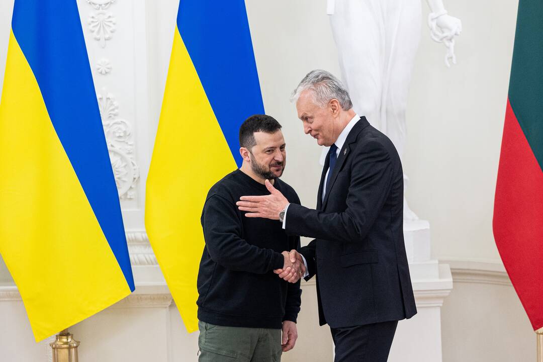 V. Zelenskio ir G. Nausėdos susitikimas