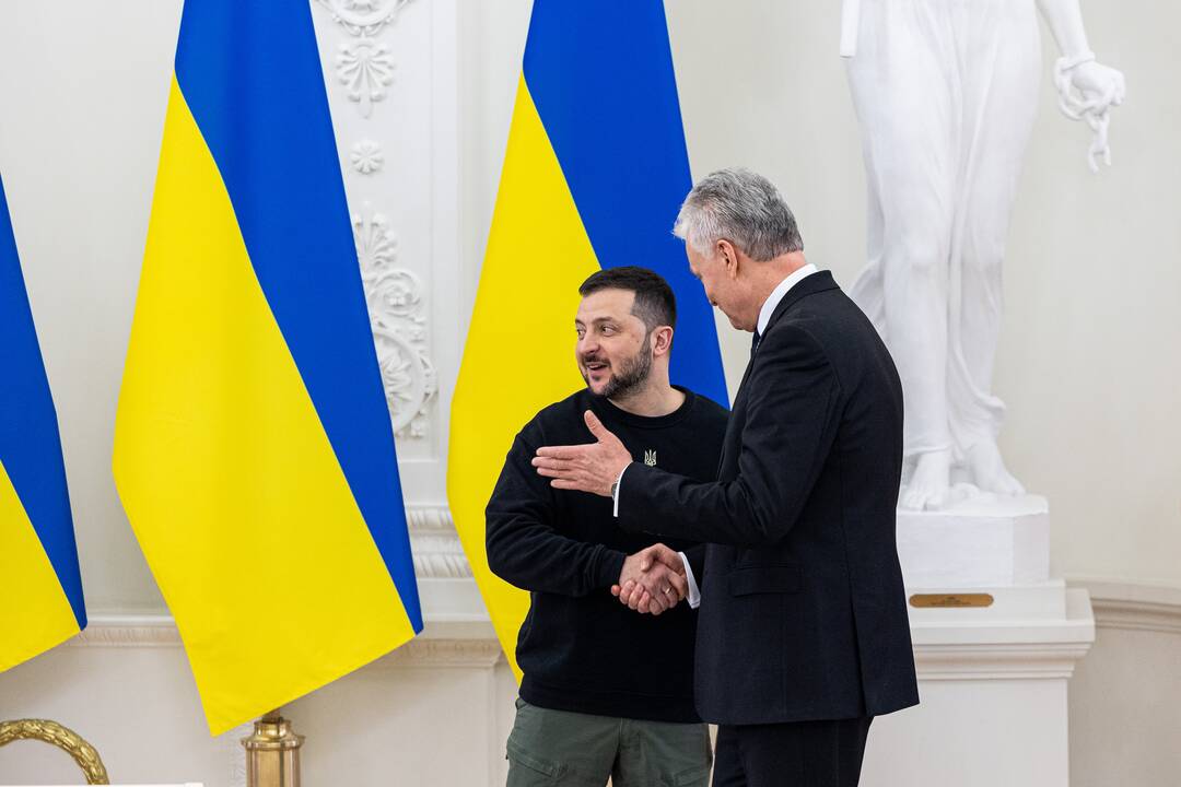 V. Zelenskio ir G. Nausėdos susitikimas