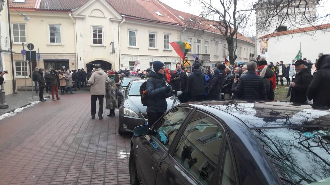 Protestas „Paskutinis skambutis“