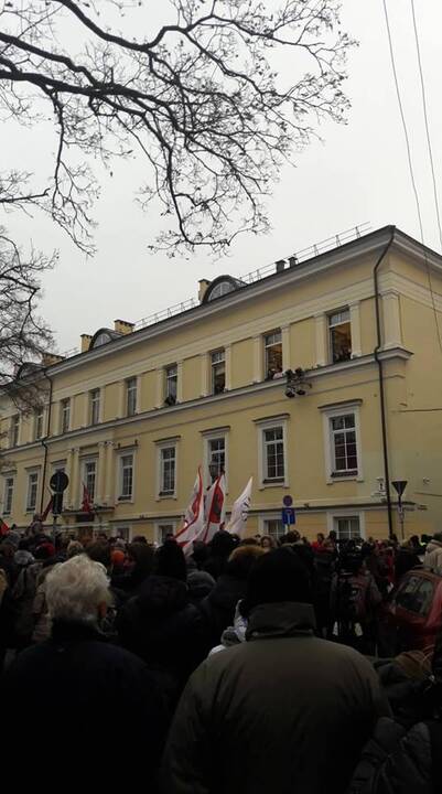 Protestas „Paskutinis skambutis“