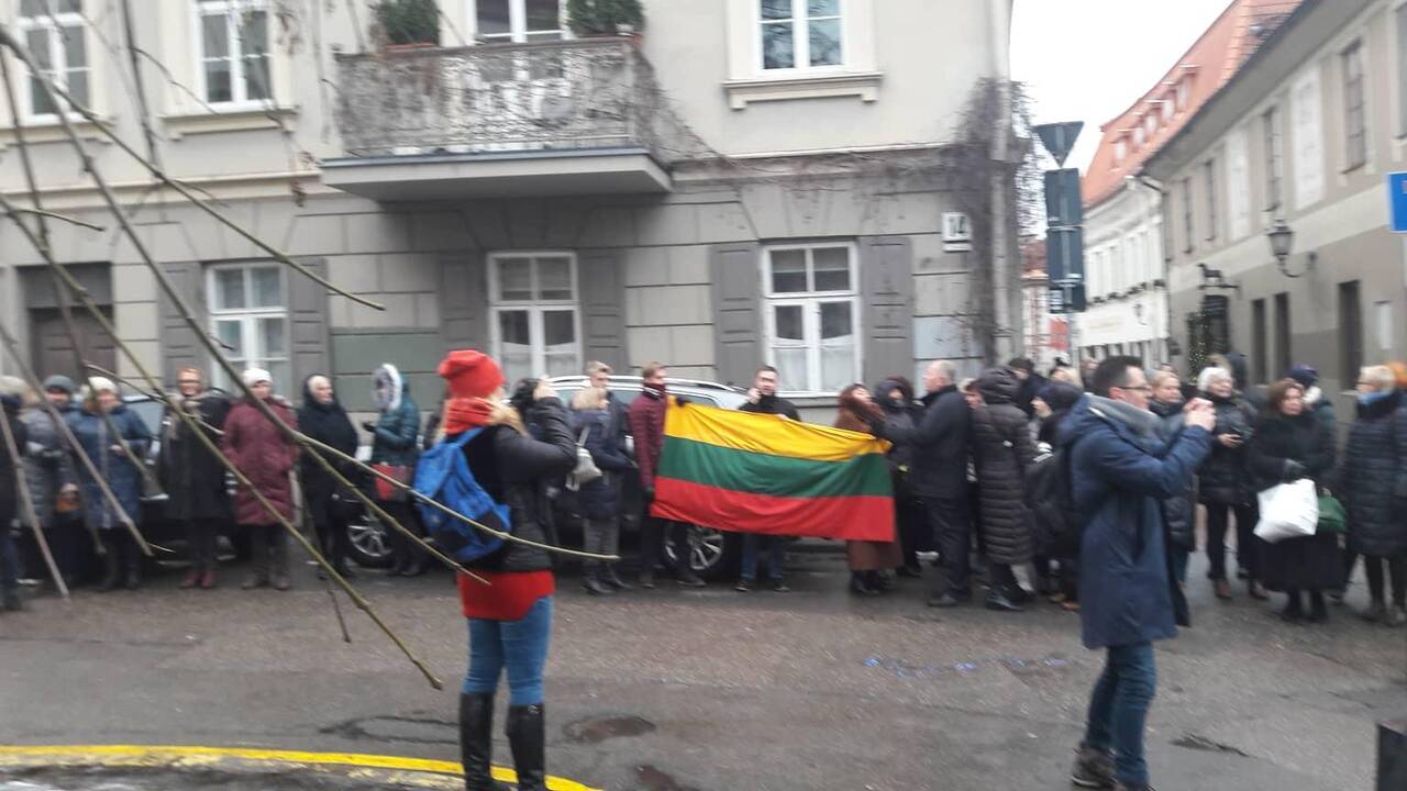 Protestas „Paskutinis skambutis“