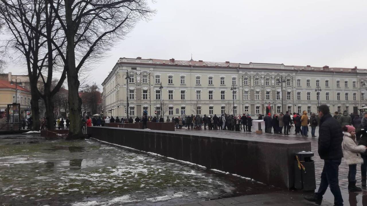 Protestas „Paskutinis skambutis“