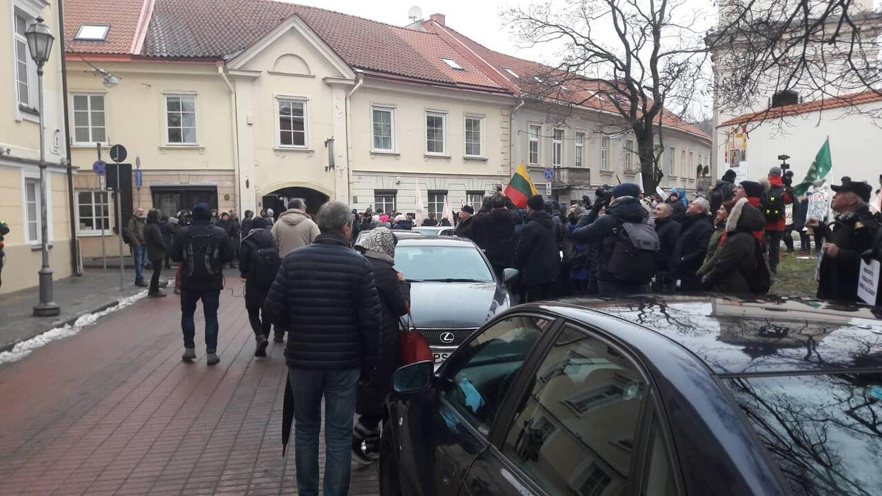 Protestas „Paskutinis skambutis“