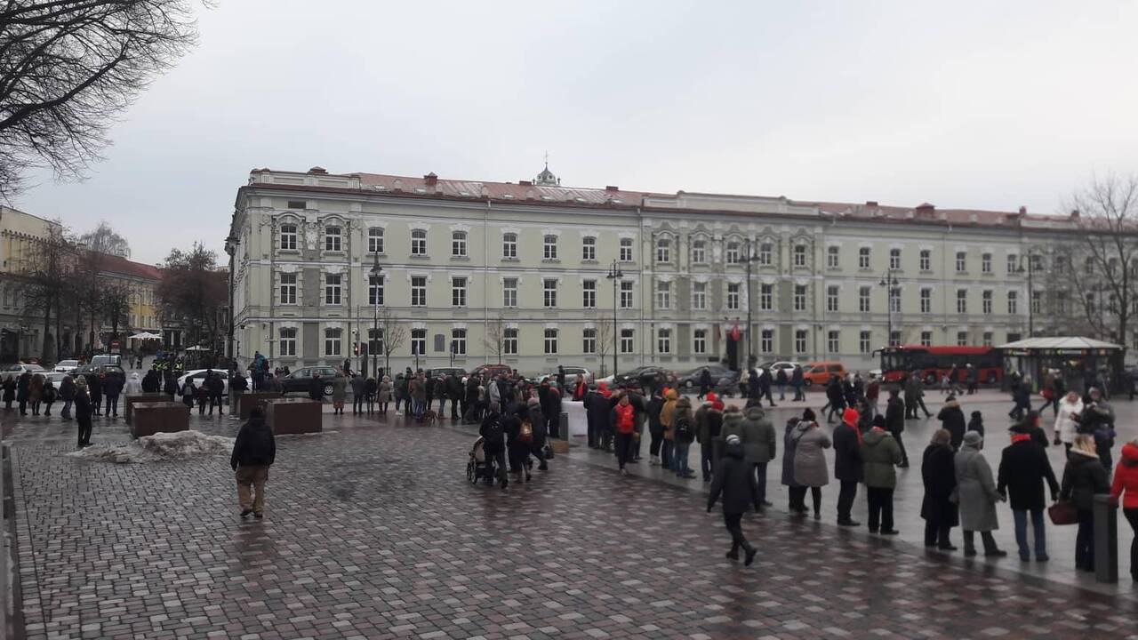 Protestas „Paskutinis skambutis“