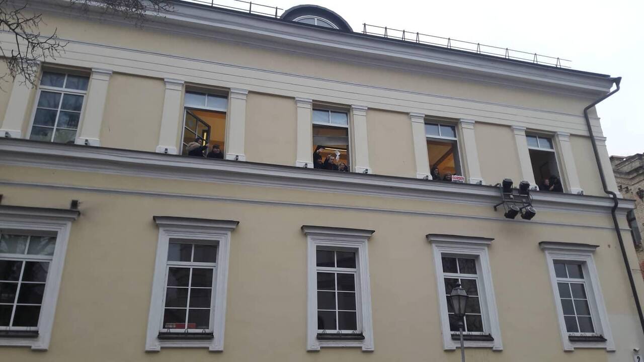 Protestas „Paskutinis skambutis“