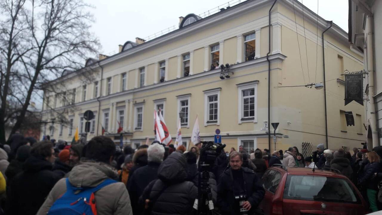 Protestas „Paskutinis skambutis“