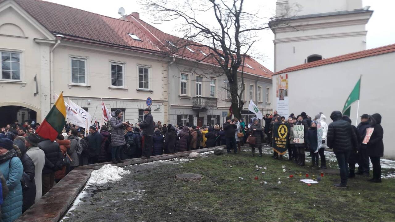 Protestas „Paskutinis skambutis“