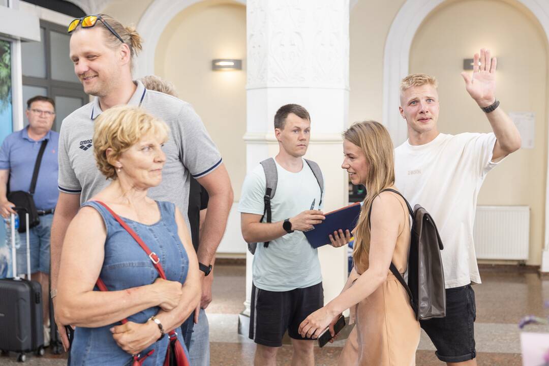 R. Meilutytė grįžo iš Pasaulio plaukimo čempionato
