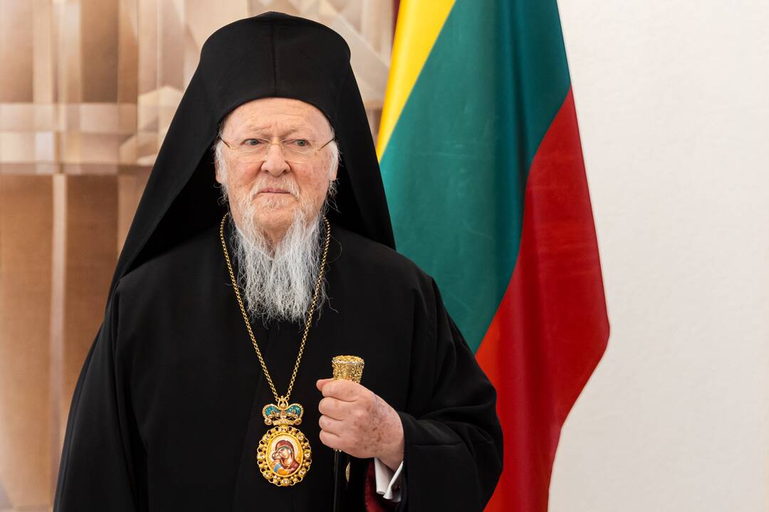 Seimo pirmininkė susitiko su Konstantinopolio patriarchu Baltramiejumi I